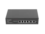 SWITCH LANBERG 4X 100MB POE+/2X 100MB NIEZARZĄDZALNY RACK 10"/19" FAST ETHERNET 60W