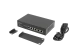 SWITCH LANBERG 4X 100MB POE+/2X 100MB NIEZARZĄDZALNY RACK 10"/19" FAST ETHERNET 60W