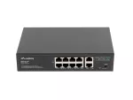 SWITCH LANBERG 8X 100MB POE+/2X 1GB NIEZARZĄDZALNY RACK 10"/19" GIGABIT ETHERNET 120W