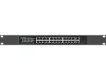 SWITCH LANBERG RSFE-24P-2C-250 24X 100MB POE+/2X COMBO RACK 19" GIGABIT ETHERNET 250W