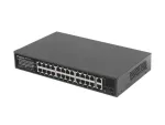 SWITCH LANBERG RSFE-24P-2C-250 24X 100MB POE+/2X COMBO RACK 19" GIGABIT ETHERNET 250W