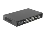 SWITCH LANBERG RSFE-24P-2C-360 24X 100MB POE+/2X COMBO RACK 19" GIGABIT ETHERNET 360W V2