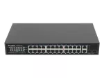 SWITCH LANBERG RSFE-24P-2C-360 24X 100MB POE+/2X COMBO RACK 19" GIGABIT ETHERNET 360W V2