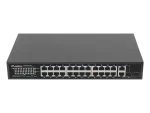 SWITCH LANBERG RSFE-24P-2C-360 24X 100MB POE+/2X COMBO RACK 19" GIGABIT ETHERNET 360W V2