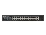 SWITCH LANBERG RSGE-24P-2GE-2S-250 24X 1GB POE+/2X GB 2X SFP RACK 19" GIGABIT ETHERNET 250W