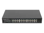 SWITCH LANBERG RSGE-24P-2GE-2S-250 24X 1GB POE+/2X GB 2X SFP RACK 19" GIGABIT ETHERNET 250W
