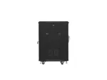 SZAFA INSTALACYJNA RACK STOJĄCA 19" 15U 600X600 CZARNA DRZWI SZKLANE LANBERG (ZŁOŻONA)