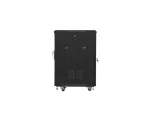 SZAFA INSTALACYJNA RACK STOJĄCA 19" 15U 600X600 CZARNA DRZWI SZKLANE LANBERG (ZŁOŻONA)