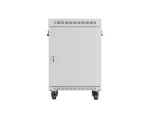 SZAFA INSTALACYJNA RACK STOJĄCA 19" 15U 600X600 SZARA DRZWI SZKLANE LCD LANBERG (FLAT PACK) V2