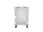 SZAFA INSTALACYJNA RACK STOJĄCA 19" 15U 600X600 SZARA DRZWI SZKLANE LCD LANBERG (FLAT PACK) V2