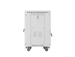SZAFA INSTALACYJNA RACK STOJĄCA 19" 15U 600X600 SZARA DRZWI SZKLANE LCD LANBERG (FLAT PACK) V2