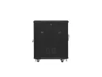 SZAFA INSTALACYJNA RACK STOJĄCA 19" 15U 600X800 CZARNA DRZWI PERFOROWANE LANBERG (FLAT PACK)
