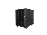 SZAFA INSTALACYJNA RACK STOJĄCA 19" 15U 600X800 CZARNA LANBERG (FLAT PACK)