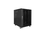 SZAFA INSTALACYJNA RACK STOJĄCA 19" 15U 600X800 CZARNA LANBERG (FLAT PACK)