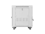 SZAFA INSTALACYJNA RACK STOJĄCA 19" 15U 600X800 SZARA DRZWI SZKLANE LCD LANBERG (FLAT PACK) V2