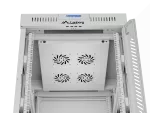 SZAFA INSTALACYJNA RACK STOJĄCA 19" 15U 600X800 SZARA DRZWI SZKLANE LCD LANBERG (FLAT PACK) V2