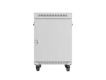 SZAFA INSTALACYJNA RACK STOJĄCA 19" 15U 600X800 SZARA DRZWI SZKLANE LCD LANBERG (FLAT PACK) V2