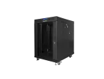 SZAFA INSTALACYJNA RACK STOJĄCA 19" 15U 800X1000 CZARNA DRZWI SZKLANE LCD LANBERG (FLAT PACK) V2
