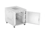 SZAFA INSTALACYJNA RACK STOJĄCA 19" 15U 800X1000 SZARA DRZWI PERFOROWANE LCD LANBERG (FLAT PACK)