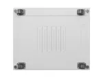 SZAFA INSTALACYJNA RACK STOJĄCA 19" 15U 800X1000 SZARA DRZWI PERFOROWANE LCD LANBERG (FLAT PACK)