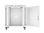 SZAFA INSTALACYJNA RACK STOJĄCA 19" 15U 800X1000 SZARA DRZWI PERFOROWANE LCD LANBERG (FLAT PACK)