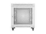 SZAFA INSTALACYJNA RACK STOJĄCA 19" 15U 800X1000 SZARA DRZWI PERFOROWANE LCD LANBERG (FLAT PACK)