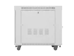 SZAFA INSTALACYJNA RACK STOJĄCA 19" 15U 800X1000 SZARA DRZWI PERFOROWANE LCD LANBERG (FLAT PACK)
