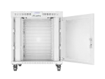 SZAFA INSTALACYJNA RACK STOJĄCA 19" 15U 800X1000 SZARA DRZWI PERFOROWANE LCD LANBERG (FLAT PACK)
