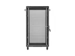 SZAFA INSTALACYJNA RACK STOJĄCA 19" 22U 600X1000 CZARNA DRZWI PERFOROWANE LANBERG (FLAT PACK)