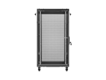 SZAFA INSTALACYJNA RACK STOJĄCA 19" 22U 600X1000 CZARNA DRZWI PERFOROWANE LANBERG (FLAT PACK)