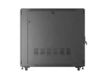 SZAFA INSTALACYJNA RACK STOJĄCA 19" 22U 600X1200 CZARNA DRZWI PERFOROWANE LANBERG (FLAT PACK)