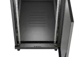 SZAFA INSTALACYJNA RACK STOJĄCA 19" 22U 600X1200 CZARNA DRZWI PERFOROWANE LANBERG (FLAT PACK)