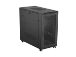 SZAFA INSTALACYJNA RACK STOJĄCA 19" 22U 600X1200 CZARNA DRZWI PERFOROWANE LANBERG (FLAT PACK)