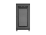 SZAFA INSTALACYJNA RACK STOJĄCA 19" 22U 600X1200 CZARNA DRZWI PERFOROWANE LANBERG (FLAT PACK)
