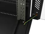SZAFA INSTALACYJNA RACK STOJĄCA 19" 22U 600X1200 CZARNA DRZWI PERFOROWANE LANBERG (FLAT PACK)