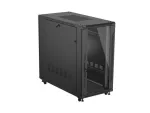 SZAFA INSTALACYJNA RACK STOJĄCA 19" 22U 600X1200 CZARNA DRZWI PRZESZKLONE LANBERG (FLAT PACK)