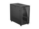SZAFA INSTALACYJNA RACK STOJĄCA 19" 22U 600X1200 CZARNA DRZWI PRZESZKLONE LANBERG (FLAT PACK)