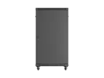 SZAFA INSTALACYJNA RACK STOJĄCA 19" 22U 600X1200 CZARNA DRZWI PRZESZKLONE LANBERG (FLAT PACK)