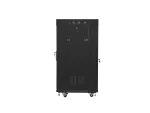 SZAFA INSTALACYJNA RACK STOJĄCA 19" 22U 600X600 CZARNA DRZWI PERFOROWANE LCD LANBERG (FLAT PACK) V2