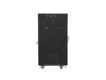 SZAFA INSTALACYJNA RACK STOJĄCA 19" 22U 600X600 CZARNA DRZWI SZKLANE LCD LANBERG (FLAT PACK) V2