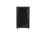 SZAFA INSTALACYJNA RACK STOJĄCA 19" 22U 600X600 CZARNA LANBERG (FLAT PACK)