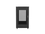 SZAFA INSTALACYJNA RACK STOJĄCA 19" 22U 600X800 CZARNA DRZWI PERFOROWANE LANBERG (FLAT PACK)