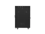 SZAFA INSTALACYJNA RACK STOJĄCA 19" 22U 600X800 CZARNA DRZWI SZKLANE LCD LANBERG (FLAT PACK) V2