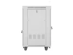 SZAFA INSTALACYJNA RACK STOJĄCA 19" 22U 600X800 SZARA DRZWI SZKLANE LCD LANBERG (FLAT PACK) V2