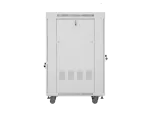 SZAFA INSTALACYJNA RACK STOJĄCA 19" 22U 600X800 SZARA DRZWI SZKLANE LCD LANBERG (FLAT PACK) V2