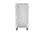 SZAFA INSTALACYJNA RACK STOJĄCA 19" 22U 600X800 SZARA DRZWI SZKLANE LCD LANBERG (FLAT PACK) V2