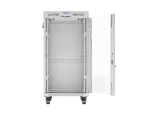 SZAFA INSTALACYJNA RACK STOJĄCA 19" 22U 600X800 SZARA DRZWI SZKLANE LCD LANBERG (FLAT PACK) V2