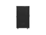 SZAFA INSTALACYJNA RACK STOJĄCA 19" 22U 800X1000 CZARNA DRZWI PERFOROWANE LCD LANBERG (FLAT PACK) V2