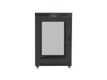 SZAFA INSTALACYJNA RACK STOJĄCA 19" 22U 800X1000 CZARNA DRZWI PERFOROWANE LCD LANBERG (FLAT PACK) V2