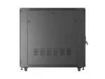 SZAFA INSTALACYJNA RACK STOJĄCA 19" 22U 800X1200 CZARNA DRZWI PERFOROWANE LANBERG (FLAT PACK)